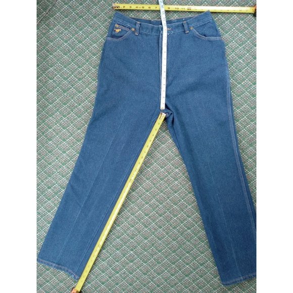 Vintage Wrangler Women's Denim Jeans Horse Size 18 Misses Mom High Waist Rise - Picture 8 of 8